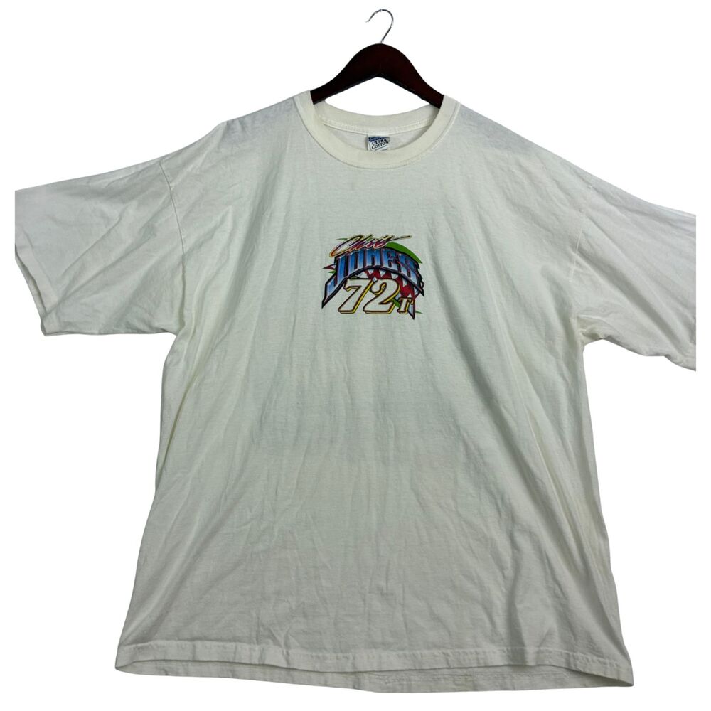 Cliff Jones 72 Racing T-Shirt Gildan Ultra Cotton 2XL Dirt Track Race Car Tee